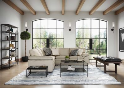 Deep Leather Sectionals