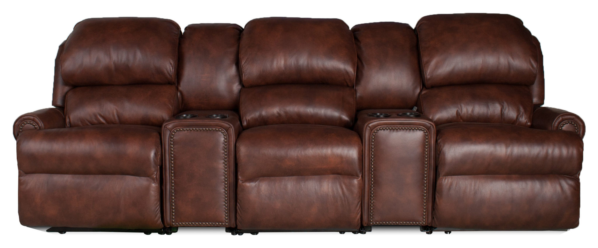 Barrington Leather Home Theater Seating from Leather Creations