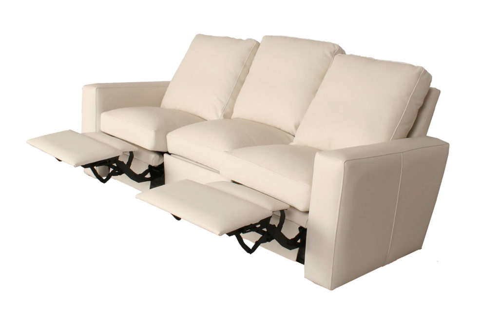 Custom Reclining Leather Sofas