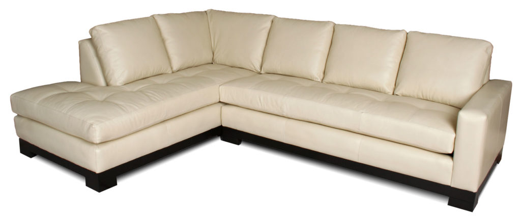L Shaped Leather Sectional