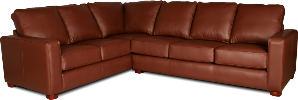 Stationary Leather Sectionals